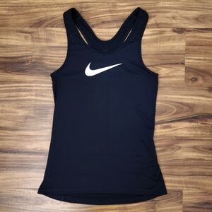 Nike Dri-Fit Black Racerback Tank Top Size Small